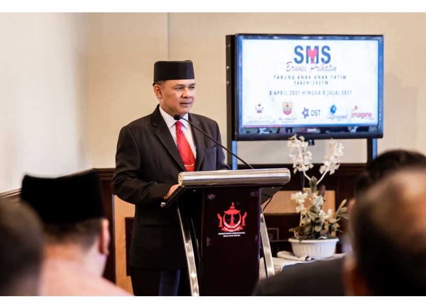 Majlis Pelancaran SMS Brunei Prihatin Tabung Anak Yatim
