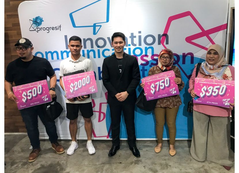 Cash Prizes for Progresif’s Top Up & Win Campaign Winners