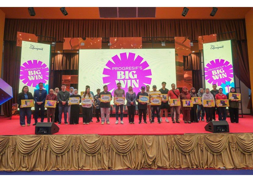Progresif Rewards 27 Lucky Customers with Over BND $50,000 in Prizes at Big Win Draw
