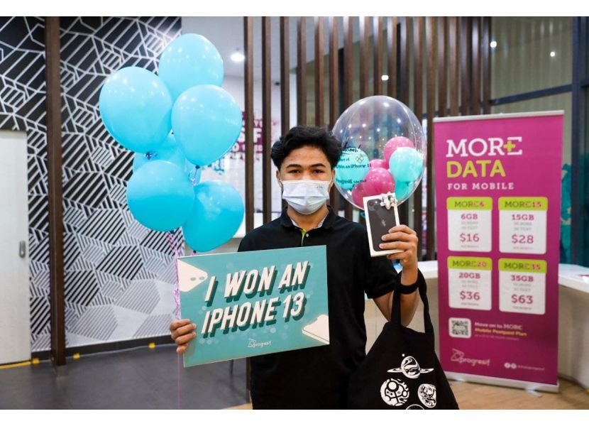 Progresif Announces Winner for Top Up and Win iPhone 13