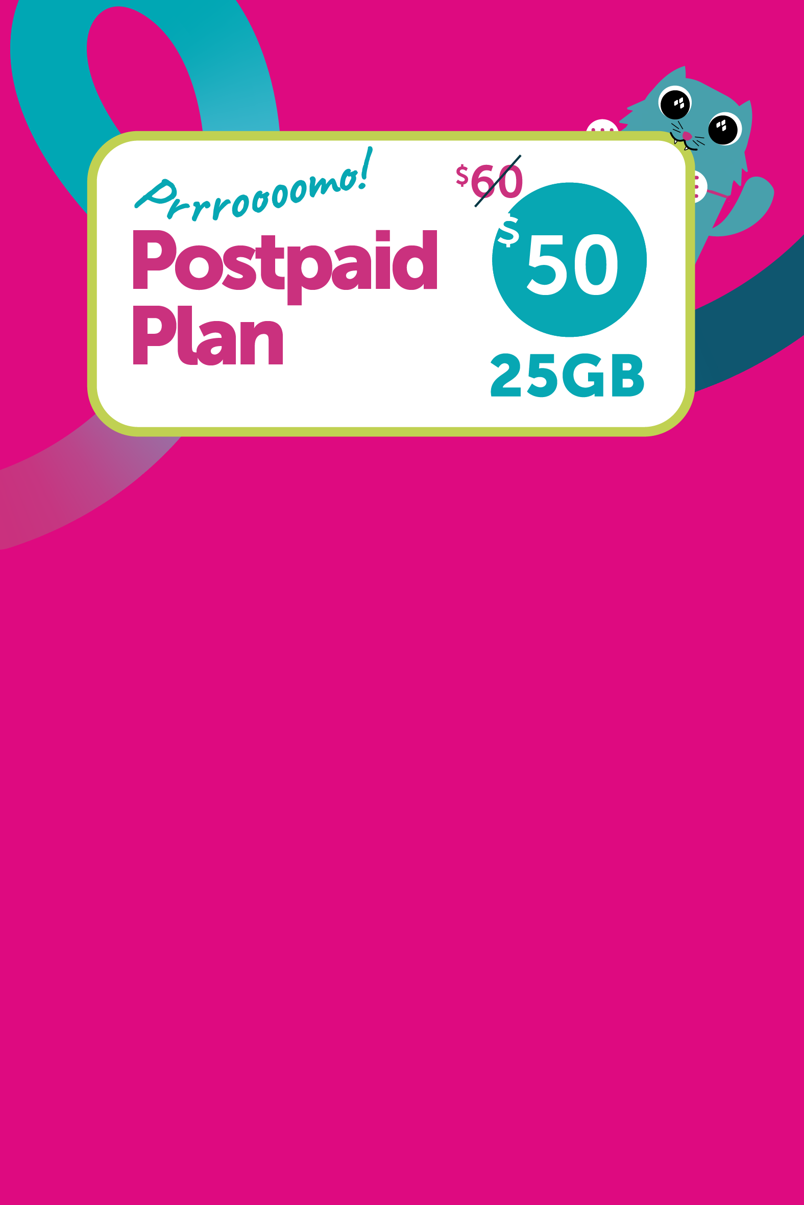 Enjoy carryover Data and unlimited Talk & Text on all Progresif Postpaid plans
