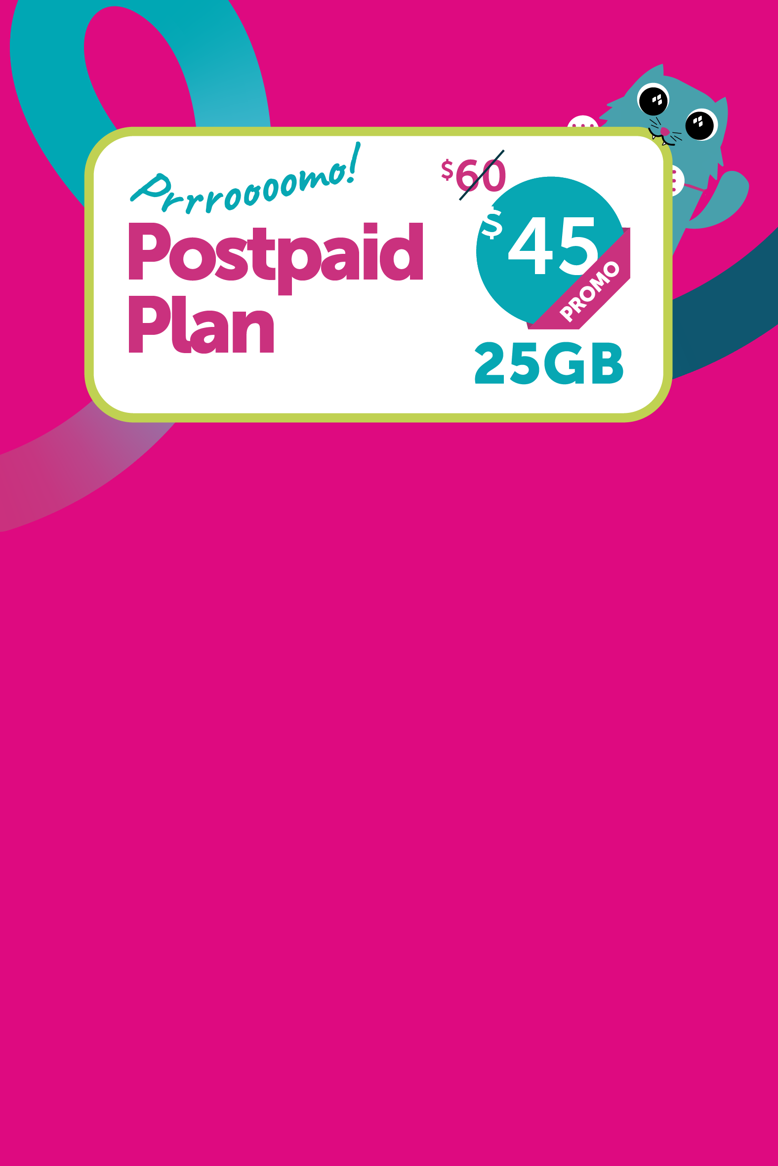 Enjoy carryover Data and unlimited Talk & Text on all Progresif Postpaid plans
