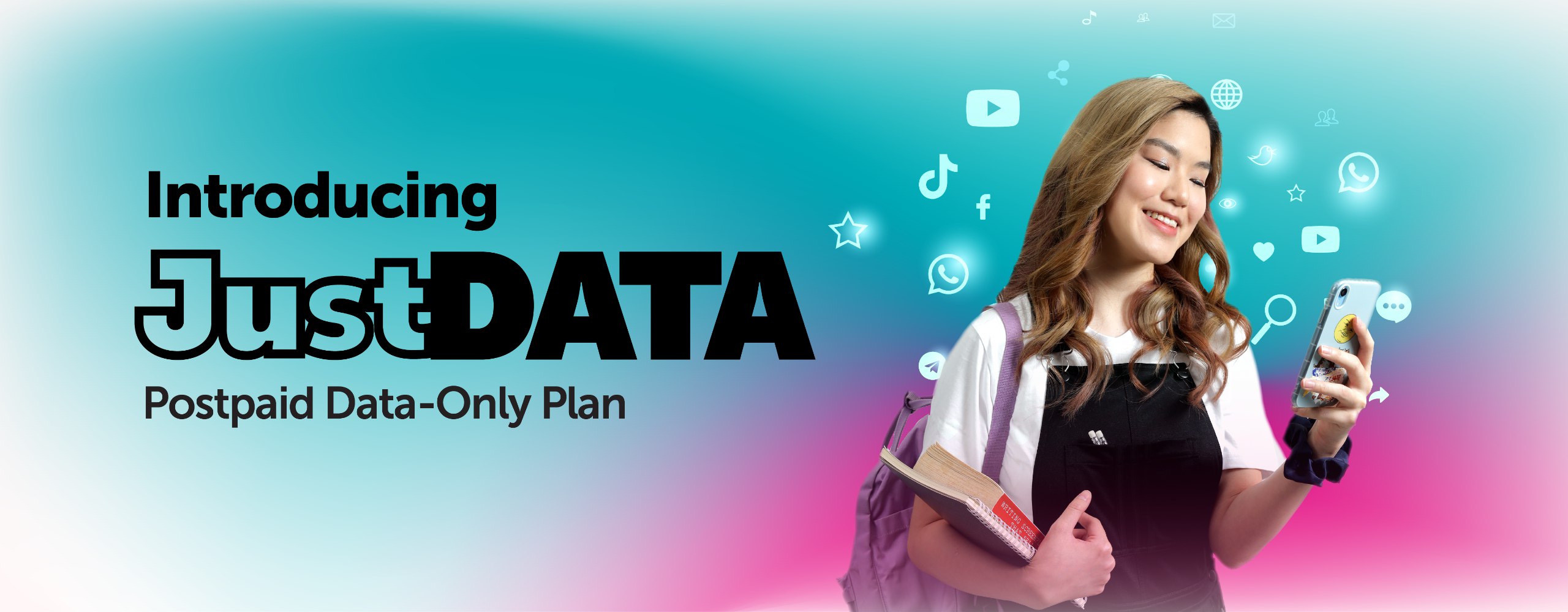 Get internet access with Just Data