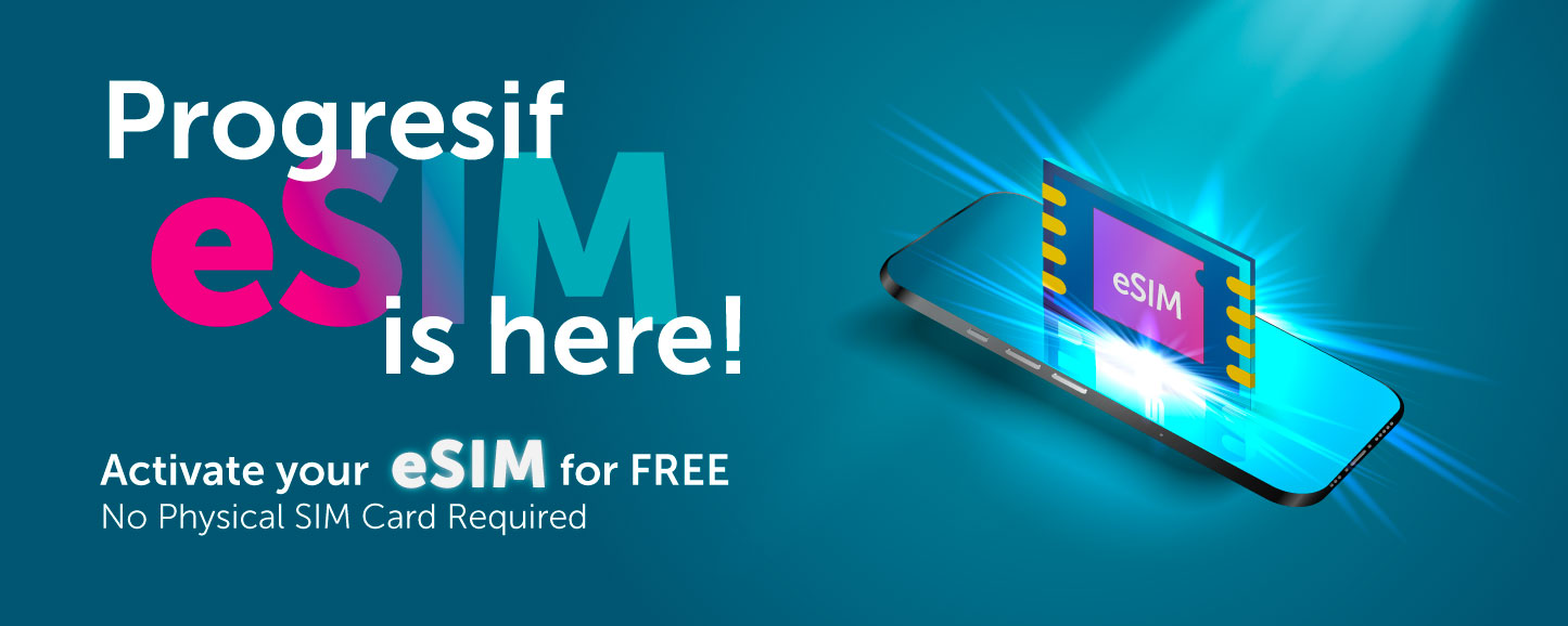 Postpaid and Prepaid Mobile: eSIM | Progresif Brunei